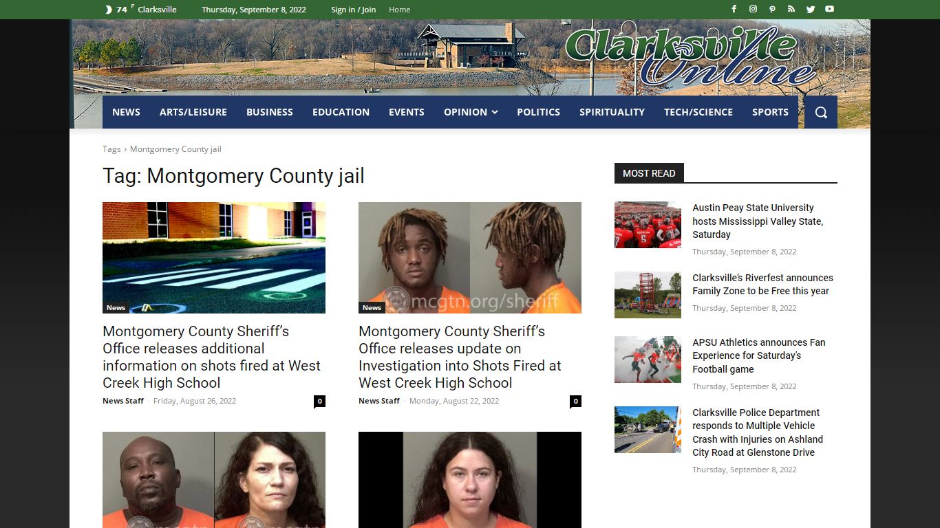 Montgomery County jail Archives - Clarksville Online